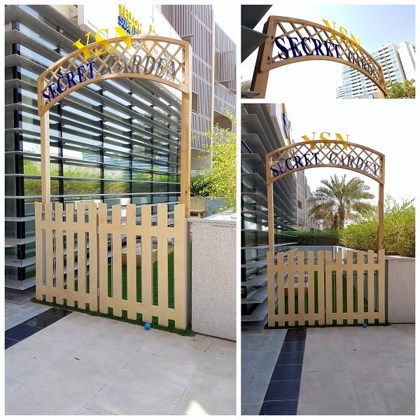 moon kids playequipment secret garden gate arch