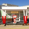Garage with Petrol Pump