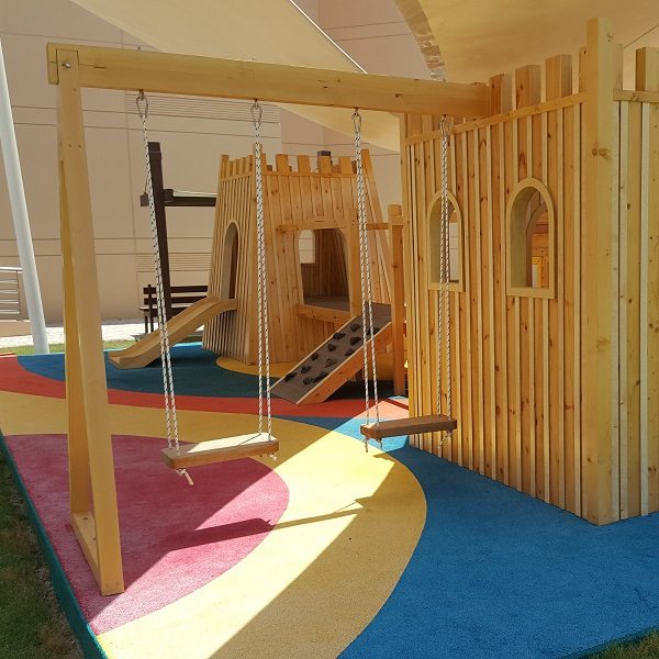 Moon Kids Castle Wood Play Den