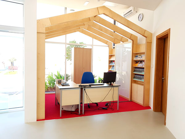 Timber Joist House Reception