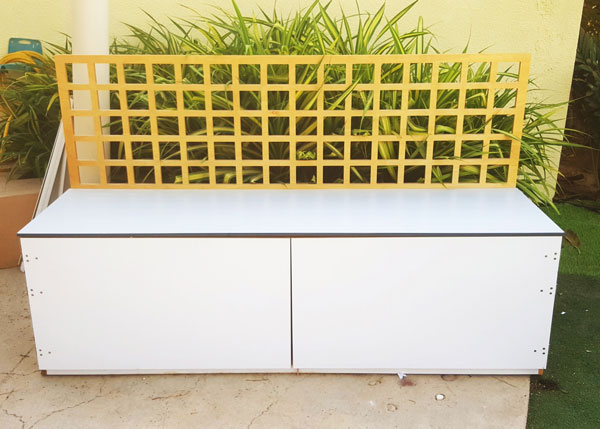 Storage Unit with Trellis