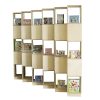 Large Staggered Shelf Unit