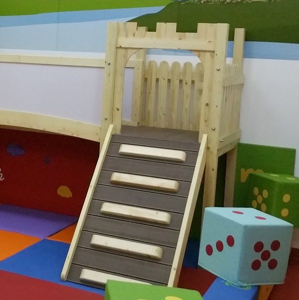 Timber Decorated Climbing Frame