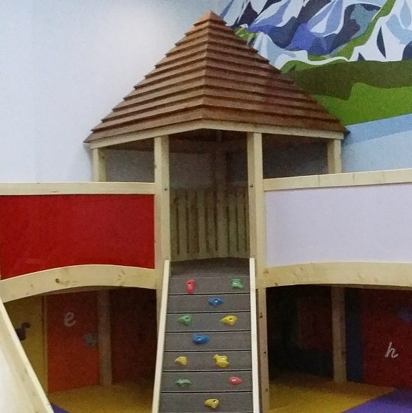 Timber Decorated Climbing Frame