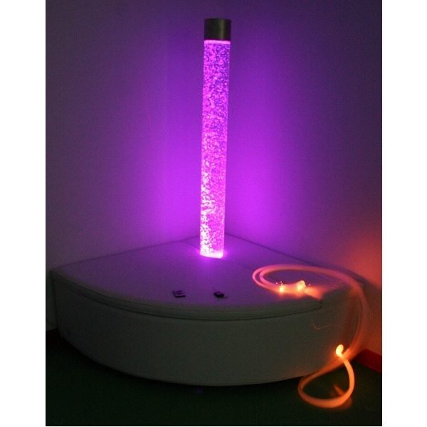Bubble Tube with Plinth & Fibre Optic Bundle