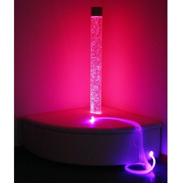 Bubble Tube with Plinth & Fibre Optic Bundle