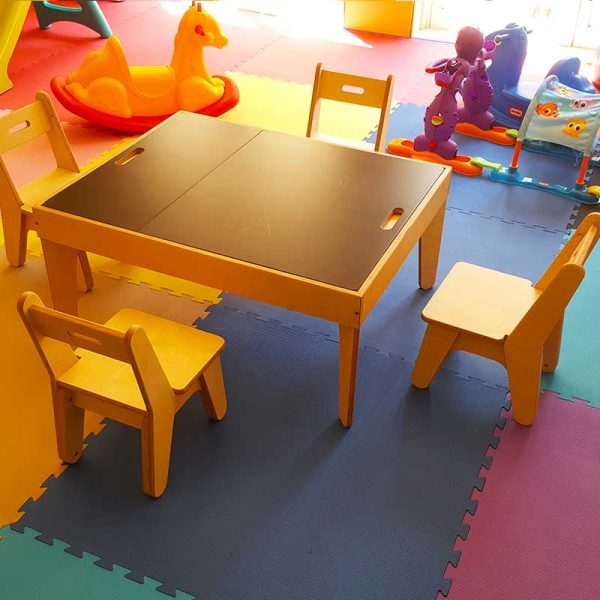 Chalk Board Table & 4 Chair Set