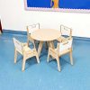 Round Table & 4 Chair Set