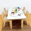 Small Work Bench & 4 Chair Set