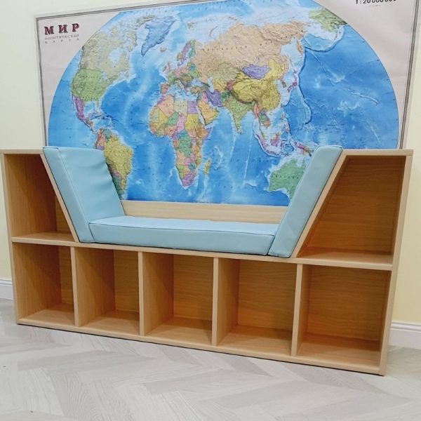Bookshelf with Seating