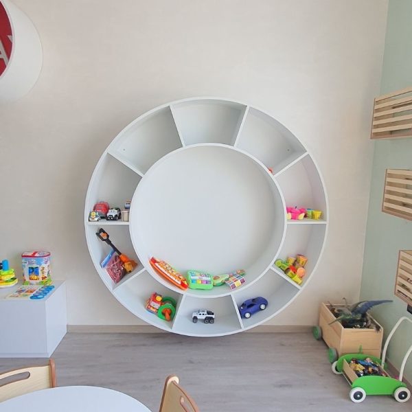 Round Wall Shelf Display Unit