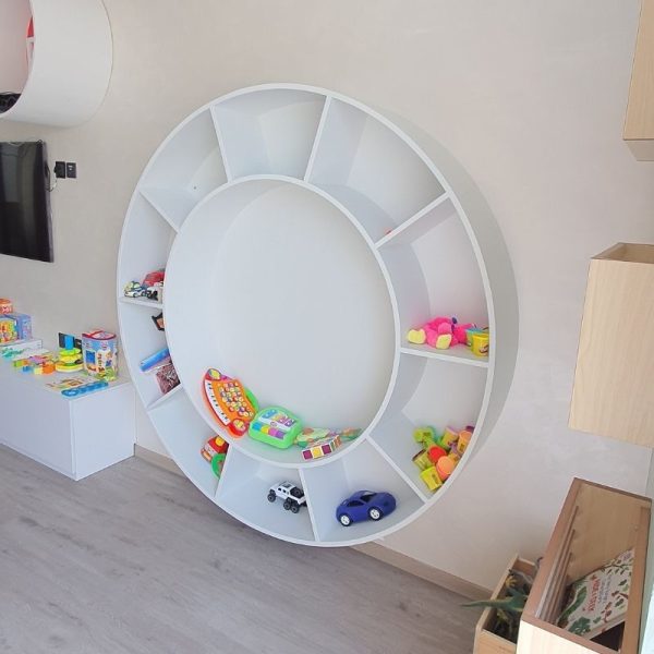 Round Wall Shelf Display Unit