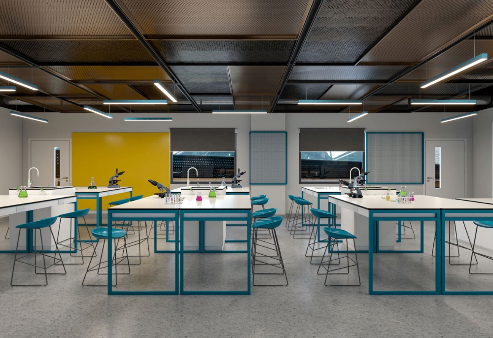 Laboratory furniture and science learning space